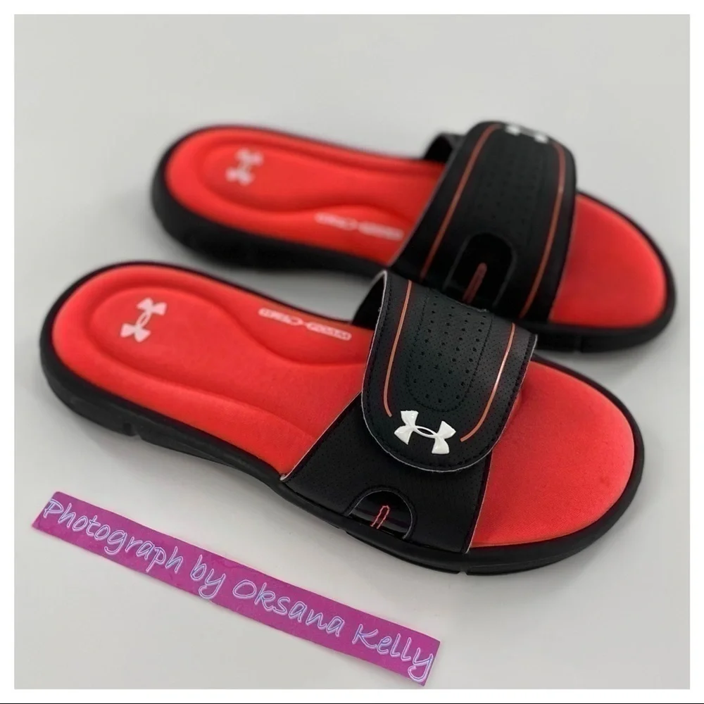 KIDS UNDER ARMOUR IGNITE Vlll SLIDE SANDALS 5Y